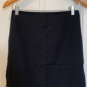 Ann Taylor Black striped skirt